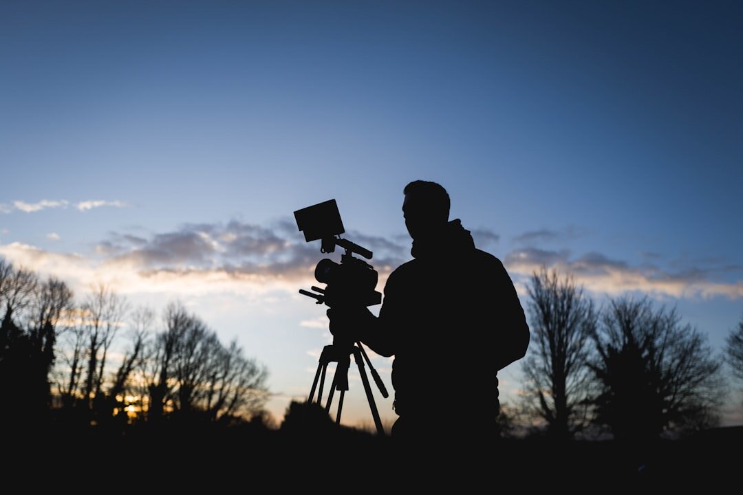 outdoor film shoot