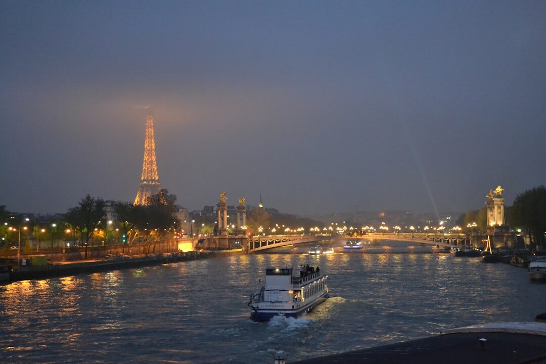 paris film set at night